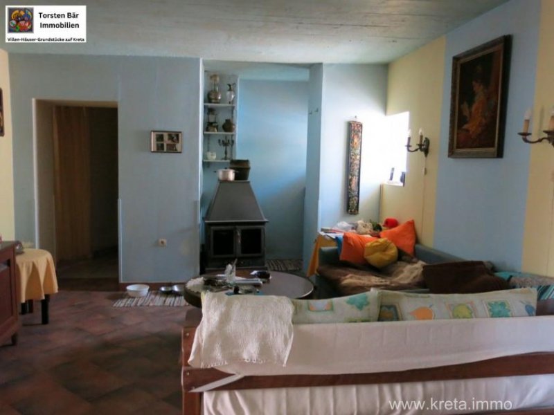 Kria Vrisi Kreta, Kria Vrisi Restauriertes Steinhaus mit Garten Haus kaufen